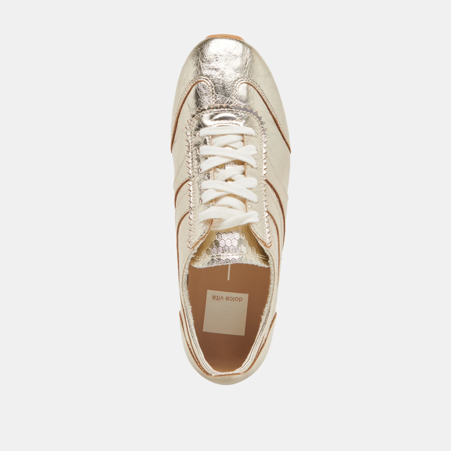 DELANY SNEAKERS LIGHT GOLD CRINKLE PATENT(Delany Sneakers Light Gold Crinkle Patent) 13 DELANY SNEAKERS LIGHT GOLD CRINKLE PATENT(Delany Sneakers Light Gold Crinkle Patent) - Image 13