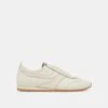 DELANY SNEAKERS OFF WHITE LEATHER(Delany Sneakers Off White Leather)