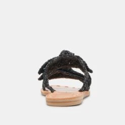 DINAH WIDE SANDALS ONYX RAFFIA(Dinah Wide Sandals Onyx Raffia) -Dolce Vita DOLCEVITA SANDALS DINAH ONYXRAFFIA 05 bc69950c 0f27 4f14 be8a 34f7f88b3a27