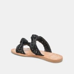 DINAH WIDE SANDALS ONYX RAFFIA(Dinah Wide Sandals Onyx Raffia) -Dolce Vita DOLCEVITA SANDALS DINAH ONYXRAFFIA 08 8239daa8 848a 4b2c 8dde 3a838022b55c