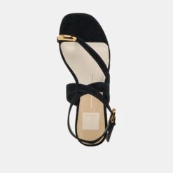 EARLA SANDALS ONYX SUEDE(Earla Sandals Onyx Suede) -Dolce Vita DOLCEVITA SANDALS EARLA ONYXSUEDE 06