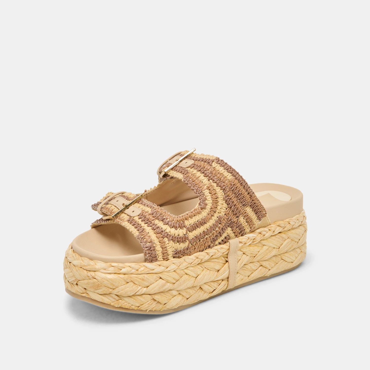 FALYN SANDALS BROWN NATURAL WOVEN RAFFIA(Falyn Sandals Brown Natural Woven Raffia) 6 FALYN SANDALS BROWN NATURAL WOVEN RAFFIA(Falyn Sandals Brown Natural Woven Raffia) - Image 6