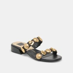 FARROW SANDALS BLACK LEATHER(Farrow Sandals Black Leather) -Dolce Vita DOLCEVITA SANDALS FARROW BLACKLEATHER 01