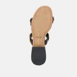 FARROW SANDALS BLACK LEATHER(Farrow Sandals Black Leather) -Dolce Vita DOLCEVITA SANDALS FARROW BLACKLEATHER 07