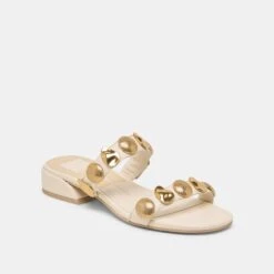 FARROW SANDALS CREME LEATHER(Farrow Sandals Creme Leather) -Dolce Vita DOLCEVITA SANDALS FARROW CREMELEATHER 01