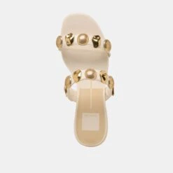 FARROW SANDALS CREME LEATHER(Farrow Sandals Creme Leather) -Dolce Vita DOLCEVITA SANDALS FARROW CREMELEATHER 06