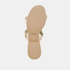 FARROW SANDALS CREME LEATHER(Farrow Sandals Creme Leather) -Dolce Vita DOLCEVITA SANDALS FARROW CREMELEATHER 07