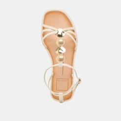 FAUN SANDALS OFF WHITE LEATHER(Faun Sandals Off White Leather) -Dolce Vita DOLCEVITA SANDALS FAUN OFFWHITELEATHER 06