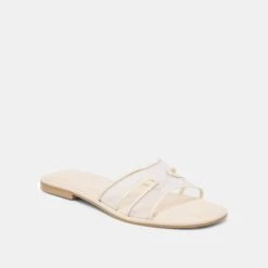 FLORI SANDALS OFF WHITE MESH(Flori Sandals Off White Mesh) -Dolce Vita DOLCEVITA SANDALS FLORI OFFWHITEMESH 01