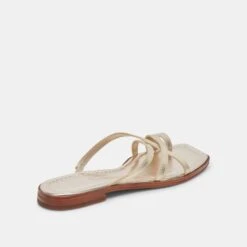 INDIGO SANDALS GOLD DISTRESSED LEATHER(Indigo Sandals Gold Distressed Leather) 11 INDIGO SANDALS GOLD DISTRESSED LEATHER(Indigo Sandals Gold Distressed Leather) -Dolce Vita DOLCEVITA SANDALS INDIGO GOLDMETALLICLEATHER 03