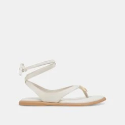 JUDY SANDALS BONE LEATHER(Judy Sandals Bone Leather)