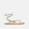 JUDY SANDALS LIGHT GOLD LEATHER(Judy Sandals Light Gold Leather)
