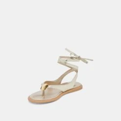 JUDY SANDALS LIGHT GOLD LEATHER(Judy Sandals Light Gold Leather) -Dolce Vita DOLCEVITA SANDALS JUDY LIGHTGOLDLEATHER 08
