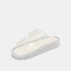 JULIO SANDALS CRYSTAL VINYL(Julio Sandals Crystal Vinyl) -Dolce Vita DOLCEVITA SANDALS JULIO WHITEVINYL 08