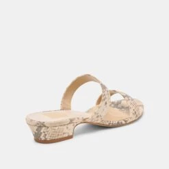 KAMILE SANDALS NATURAL SNAKE EMBOSSED LEATHER(Kamile Sandals Natural Snake Embossed Leather) -Dolce Vita DOLCEVITA SANDALS KAMILE NATURAL SNAKE EMBOSSED LEATHER 03