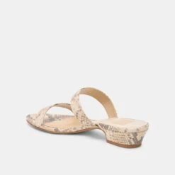 KAMILE SANDALS NATURAL SNAKE EMBOSSED LEATHER(Kamile Sandals Natural Snake Embossed Leather) -Dolce Vita DOLCEVITA SANDALS KAMILE NATURAL SNAKE EMBOSSED LEATHER 08