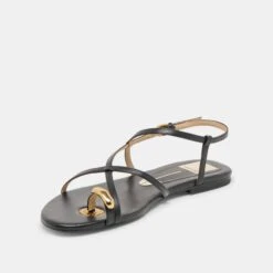 KESHA SANDALS BLACK LEATHER(Kesha Sandals Black Leather) 12 KESHA SANDALS BLACK LEATHER(Kesha Sandals Black Leather) -Dolce Vita DOLCEVITA SANDALS KESHA BLACKLEATHER 08