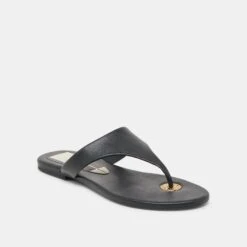 KITTLE SANDALS BLACK LEATHER(Kittle Sandals Black Leather) -Dolce Vita DOLCEVITA SANDALS KITTLE BLACKLEATHER 01