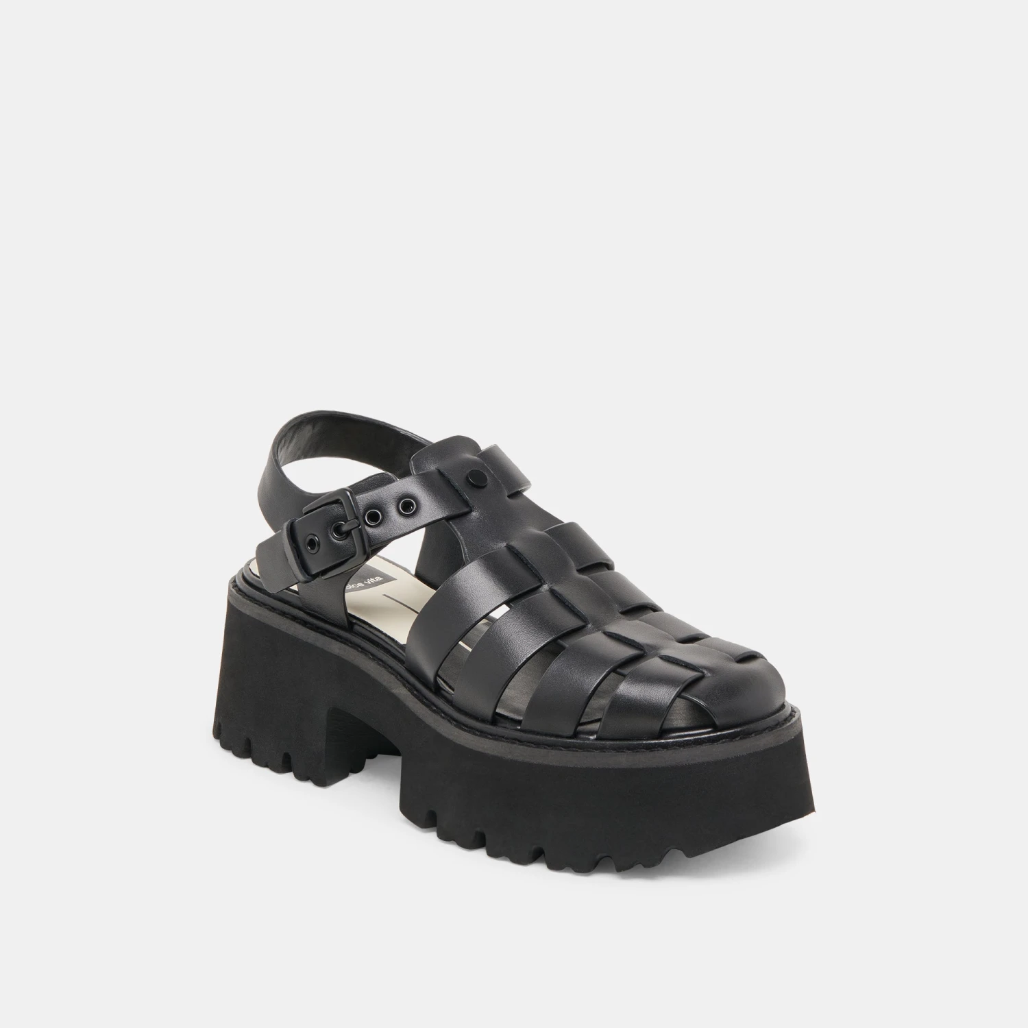 LASLY TONAL SANDALS BLACK LEATHER(Lasly Tonal Sandals Black Leather) 3 LASLY TONAL SANDALS BLACK LEATHER(Lasly Tonal Sandals Black Leather) - Image 3