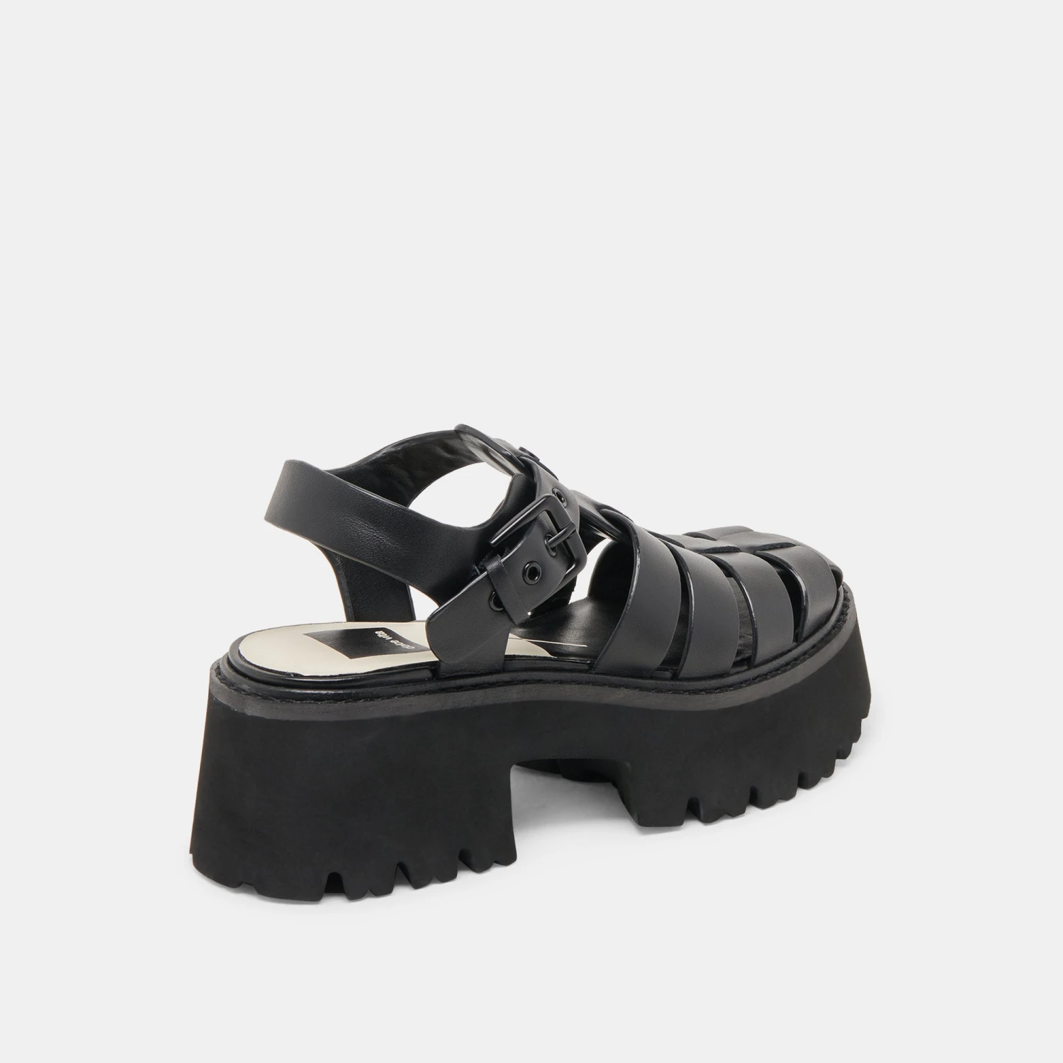 LASLY TONAL SANDALS BLACK LEATHER(Lasly Tonal Sandals Black Leather) 4 LASLY TONAL SANDALS BLACK LEATHER(Lasly Tonal Sandals Black Leather) - Image 4