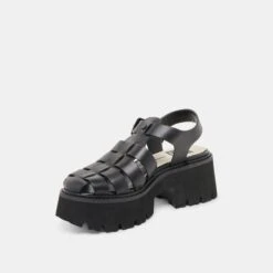 LASLY TONAL SANDALS BLACK LEATHER(Lasly Tonal Sandals Black Leather) 14 LASLY TONAL SANDALS BLACK LEATHER(Lasly Tonal Sandals Black Leather) -Dolce Vita DOLCEVITA SANDALS LASLYTONAL BLACKLEATHER 08
