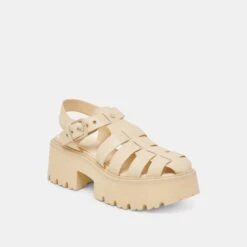 LASLY TONAL SANDALS LIGHT YELLOW LEATHER(Lasly Tonal Sandals Light Yellow Leather) -Dolce Vita DOLCEVITA SANDALS LASLYTONAL LIGHTYELLOWLEATHER 01