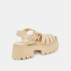 LASLY TONAL SANDALS LIGHT YELLOW LEATHER(Lasly Tonal Sandals Light Yellow Leather) -Dolce Vita DOLCEVITA SANDALS LASLYTONAL LIGHTYELLOWLEATHER 03