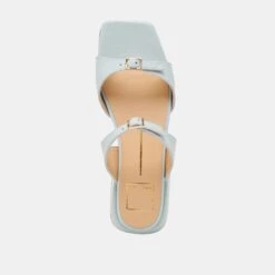 LAVERN SANDALS ICE BLUE CRINKLE PATENT(Lavern Sandals Ice Blue Crinkle Patent) -Dolce Vita DOLCEVITA SANDALS LAVERN LIGHTBLUELEATHER 06