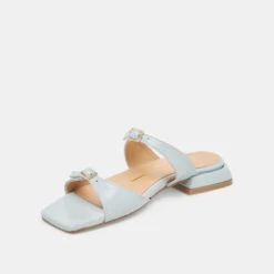 LAVERN SANDALS ICE BLUE CRINKLE PATENT(Lavern Sandals Ice Blue Crinkle Patent) -Dolce Vita DOLCEVITA SANDALS LAVERN LIGHTBLUELEATHER 08