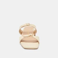 LAVERN SANDALS LIGHT YELLOW CRINKLE PATENT(Lavern Sandals Light Yellow Crinkle Patent) -Dolce Vita DOLCEVITA SANDALS LAVERN LIGHTYELLOWLEATHER 04