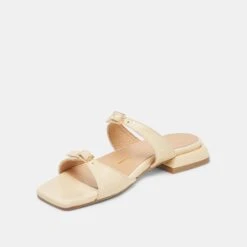 LAVERN SANDALS LIGHT YELLOW CRINKLE PATENT(Lavern Sandals Light Yellow Crinkle Patent) -Dolce Vita DOLCEVITA SANDALS LAVERN LIGHTYELLOWLEATHER 08