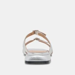 LAVERN SANDALS SILVER METALLIC LEATHER(Lavern Sandals Silver Metallic Leather) -Dolce Vita DOLCEVITA SANDALS LAVERN SILVERMETALLICLEATHER 05