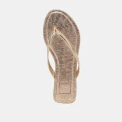 LAYNEY SANDALS LIGHT GOLD METALLIC LEATHER(Layney Sandals Light Gold Metallic Leather) -Dolce Vita DOLCEVITA SANDALS LAYNEY LIGHTGOLDMETALLICLEATHER 06