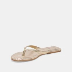 LAYNEY SANDALS LIGHT GOLD METALLIC LEATHER(Layney Sandals Light Gold Metallic Leather) -Dolce Vita DOLCEVITA SANDALS LAYNEY LIGHTGOLDMETALLICLEATHER 09