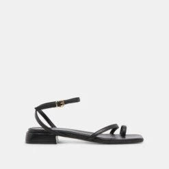 LEXI SANDALS BLACK LEATHER(Lexi Sandals Black Leather)