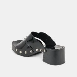 MELODY HEELS BLACK LEATHER(Melody Heels Black Leather) -Dolce Vita DOLCEVITA SANDALS MELODY BLACKLEATHER 09