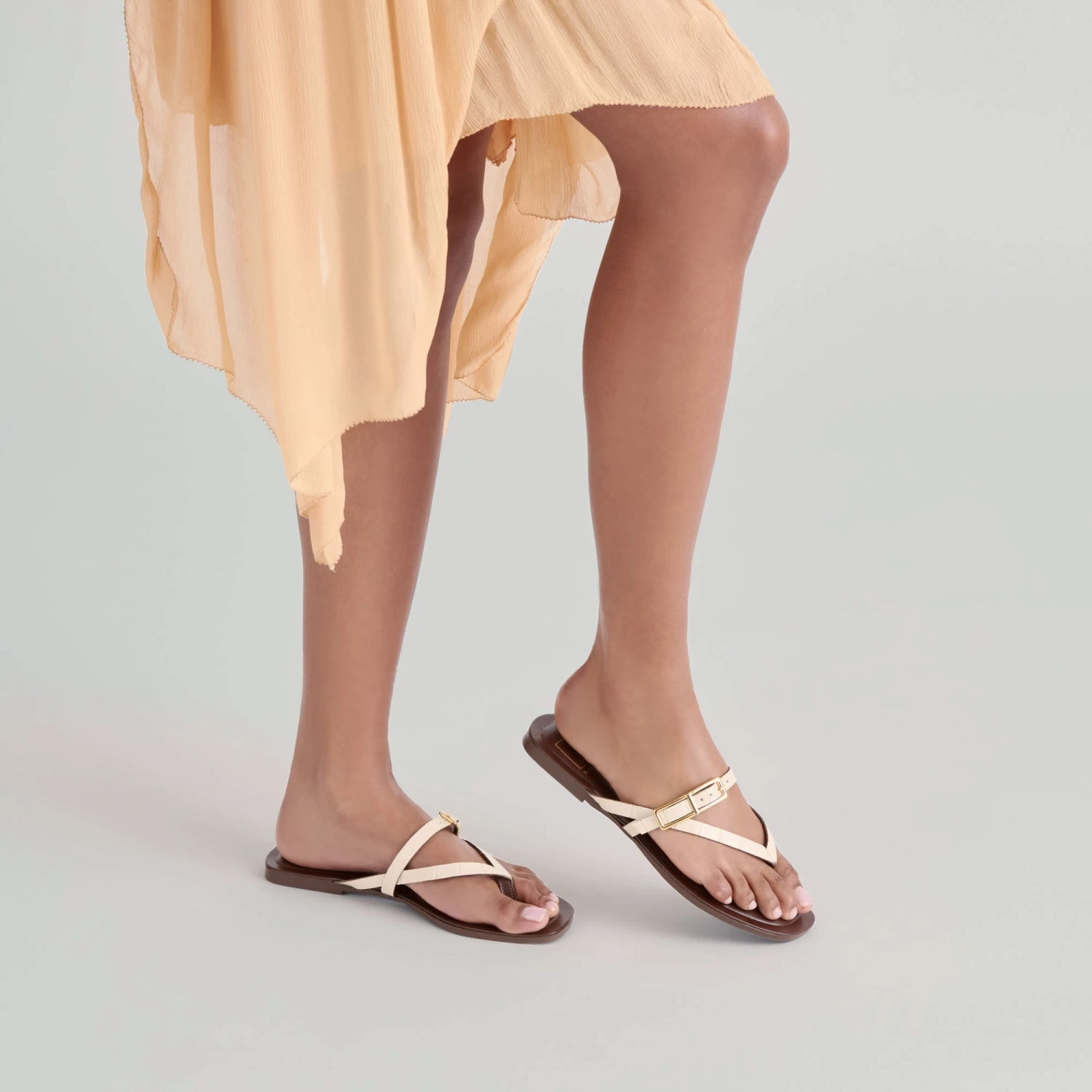 PIERS SANDALS BEIGE CROCO EMBOSSED LEATHER(Piers Sandals Beige Croco Embossed Leather) 4 PIERS SANDALS BEIGE CROCO EMBOSSED LEATHER(Piers Sandals Beige Croco Embossed Leather) - Image 4