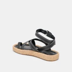 ROXIE SANDALS BLACK LEATHER(Roxie Sandals Black Leather) -Dolce Vita DOLCEVITA SANDALS ROXIE BLACKLEATHER 09