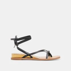 RUDIE SANDALS BLACK LEATHER(Rudie Sandals Black Leather)
