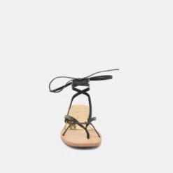 RUDIE SANDALS BLACK LEATHER(Rudie Sandals Black Leather) -Dolce Vita DOLCEVITA SANDALS RUDIE BLACKLEATHER 04