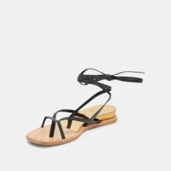 RUDIE SANDALS BLACK LEATHER(Rudie Sandals Black Leather) -Dolce Vita DOLCEVITA SANDALS RUDIE BLACKLEATHER 08