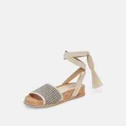 Dolce Vita SALACY SANDALS BLACK NATURAL RAFFIA(Salacy Sandals Black Natural Raffia) -Dolce Vita DOLCEVITA SANDALS SALACY BLACKNATURALRAFFIA 09