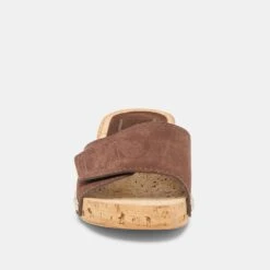 SANDY SANDALS DK BROWN SUEDE(Sandy Sandals Dk Brown Suede) -Dolce Vita DOLCEVITA SANDALS SANDY DKBROWNSUEDE 04