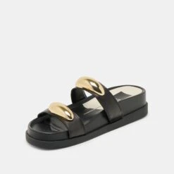 SATINE SANDALS BLACK LEATHER(Satine Sandals Black Leather) 16 SATINE SANDALS BLACK LEATHER(Satine Sandals Black Leather) -Dolce Vita DOLCEVITA SANDALS SATINE BLACKLEATHER 08