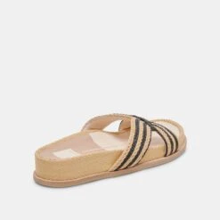 SELDA SANDALS NATURAL BLACK RAFFIA(Selda Sandals Natural Black Raffia) -Dolce Vita DOLCEVITA SANDALS SELDA NATURAL BLACKRAFFIA 03