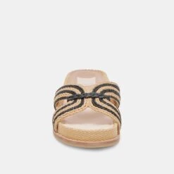 SELDA SANDALS NATURAL BLACK RAFFIA(Selda Sandals Natural Black Raffia) -Dolce Vita DOLCEVITA SANDALS SELDA NATURAL BLACKRAFFIA 04