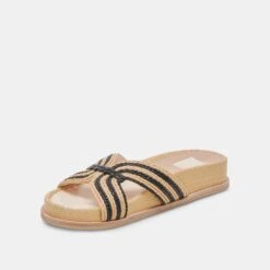 SELDA SANDALS NATURAL BLACK RAFFIA(Selda Sandals Natural Black Raffia) -Dolce Vita DOLCEVITA SANDALS SELDA NATURAL BLACKRAFFIA 09