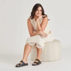 SEVANA SANDALS BLACK LEATHER(Sevana Sandals Black Leather) -Dolce Vita DOLCEVITA SANDALS SEVANA BLACKLEATHER ONFOOT 01