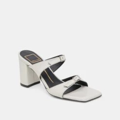 SHANE HEELS OFF WHITE CRINKLE PATENT(Shane Heels Off White Crinkle Patent) -Dolce Vita DOLCEVITA SANDALS SHANE OFFWHITECRINKLEPATENT 01