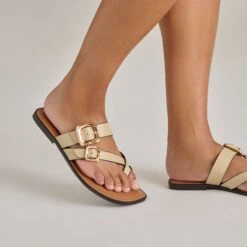 SHORE SANDALS IVORY LEATHER(Shore Sandals Ivory Leather) 14 SHORE SANDALS IVORY LEATHER(Shore Sandals Ivory Leather) -Dolce Vita DOLCEVITA SANDALS SHORE IVORYLEATHER ONFOOT 02